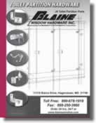 Toilet Partitions/Hardware/Accessories Catalog