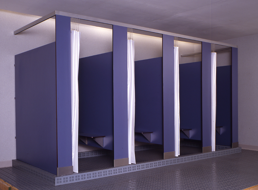 Shower Dividers Overhead Braced