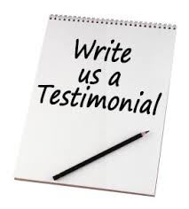Submit a Testimonial